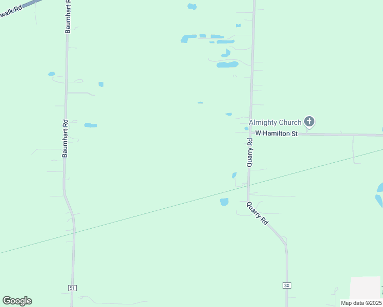 map of restaurants, bars, coffee shops, grocery stores, and more near 14072 Quarry Road in Oberlin