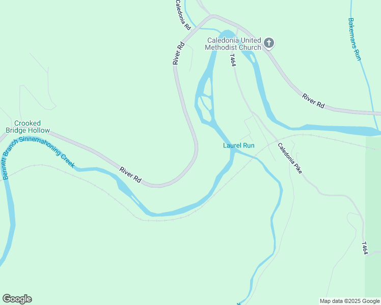 map of restaurants, bars, coffee shops, grocery stores, and more near 2329 River Road in Weedville