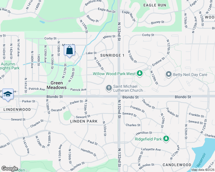 map of restaurants, bars, coffee shops, grocery stores, and more near in Omaha