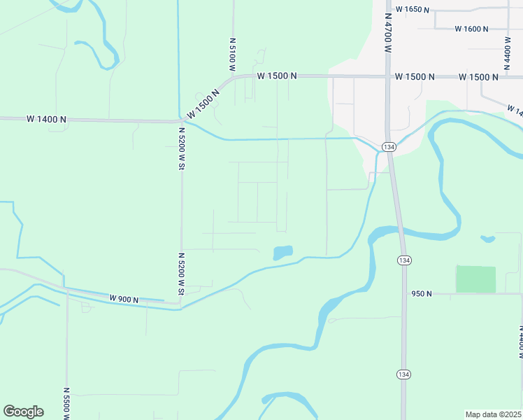 map of restaurants, bars, coffee shops, grocery stores, and more near 1234 North 4950 West in Plain City