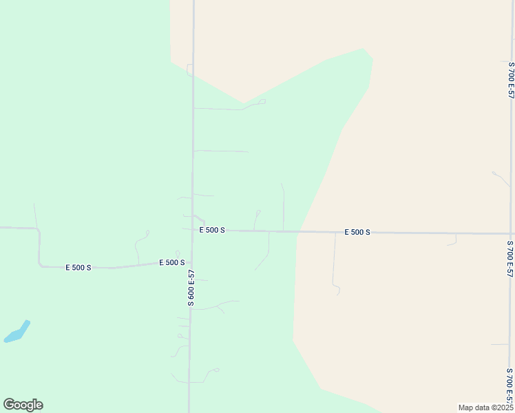 map of restaurants, bars, coffee shops, grocery stores, and more near 6111 East 500 South in Laotto