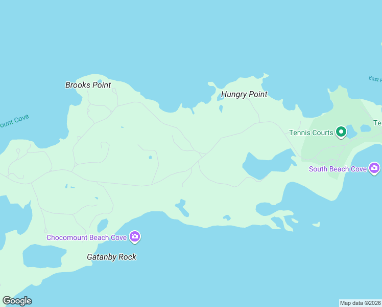 map of restaurants, bars, coffee shops, grocery stores, and more near 100 East End Road in Fishers Island