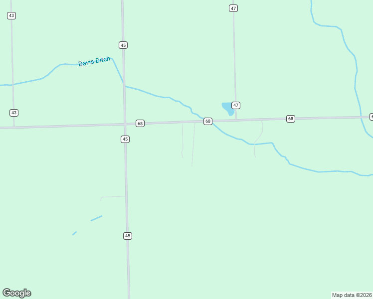 map of restaurants, bars, coffee shops, grocery stores, and more near 4600-4724 County Road 68 in Spencerville