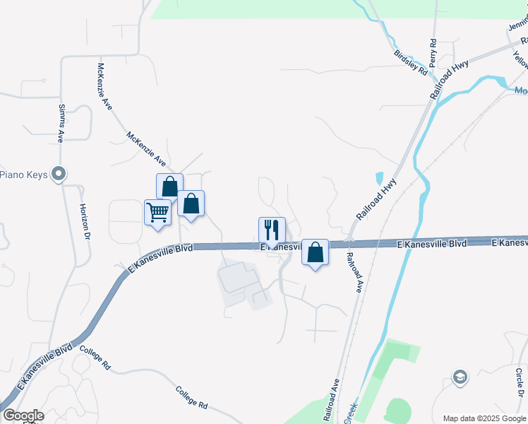 map of restaurants, bars, coffee shops, grocery stores, and more near 2323 Sherwood Drive in Council Bluffs