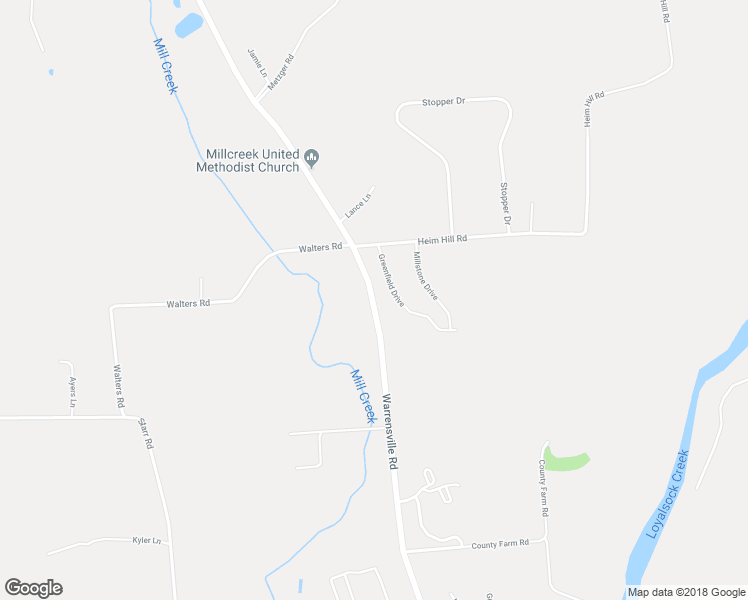 map of restaurants, bars, coffee shops, grocery stores, and more near 2280 Warrensville Road in Montoursville