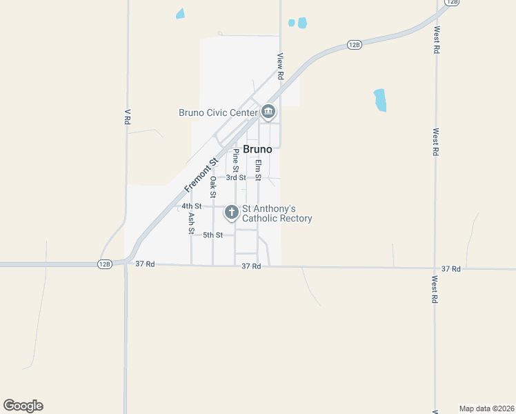 map of restaurants, bars, coffee shops, grocery stores, and more near 400 Elm Street in Bruno