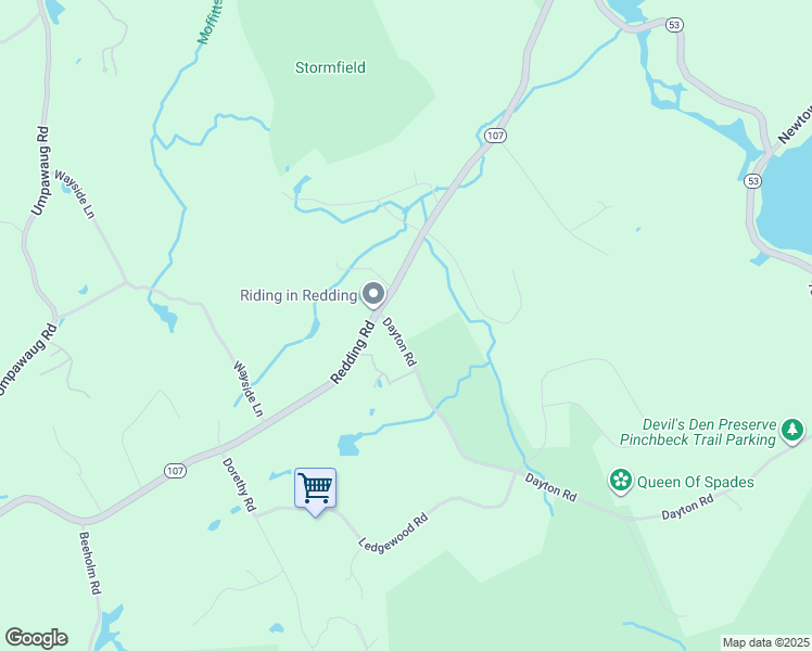map of restaurants, bars, coffee shops, grocery stores, and more near 15 Dayton Road in Redding
