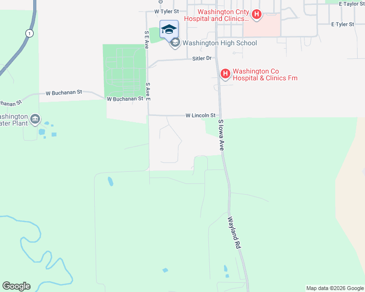 map of restaurants, bars, coffee shops, grocery stores, and more near Timber Ridge Road in Washington