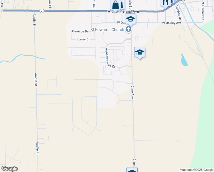 map of restaurants, bars, coffee shops, grocery stores, and more near 8360 Graystone Drive in Lowell