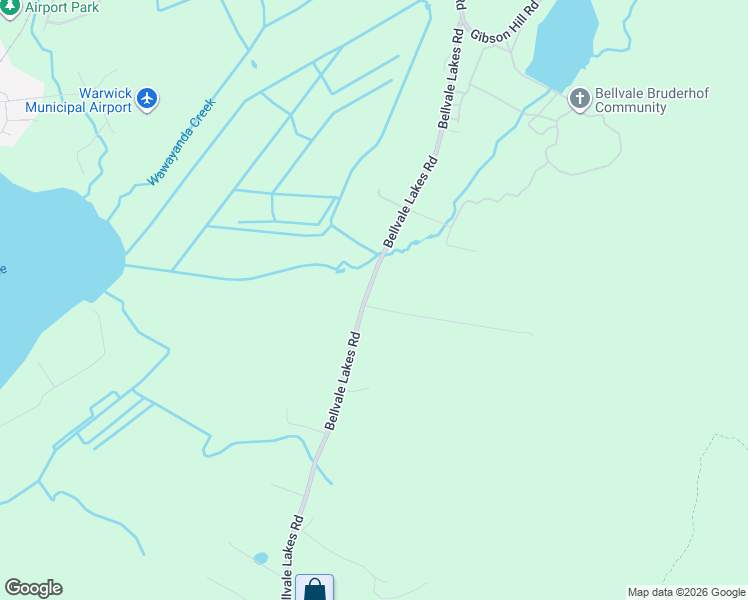 map of restaurants, bars, coffee shops, grocery stores, and more near 298 Bellvale Lakes Road in Warwick