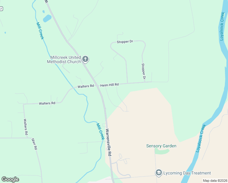 map of restaurants, bars, coffee shops, grocery stores, and more near 80 Millstone Drive in Montoursville