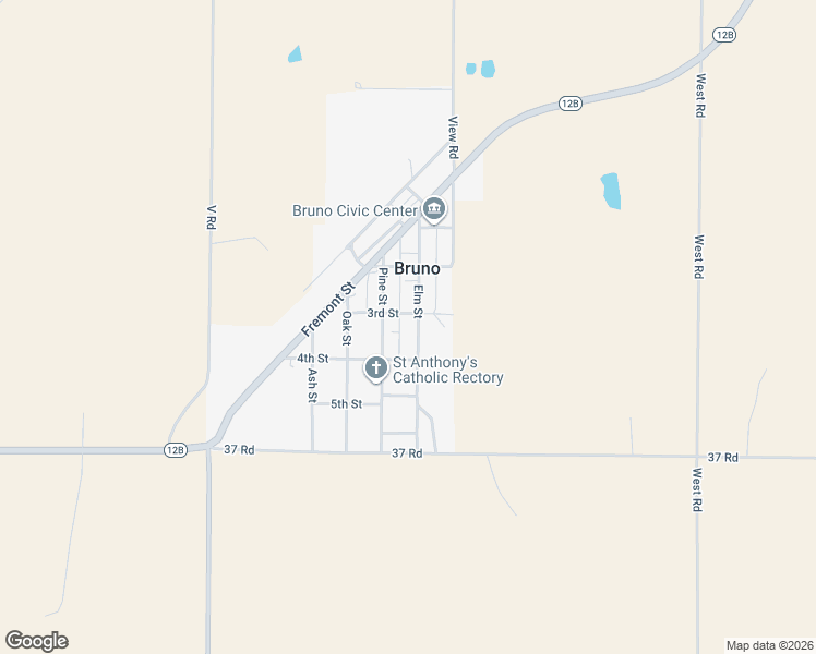 map of restaurants, bars, coffee shops, grocery stores, and more near 400-606 Elm Street in Bruno