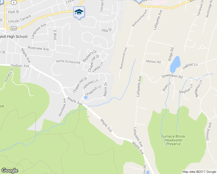 map of restaurants, bars, coffee shops, grocery stores, and more near 3501 Homestead Court in Peekskill