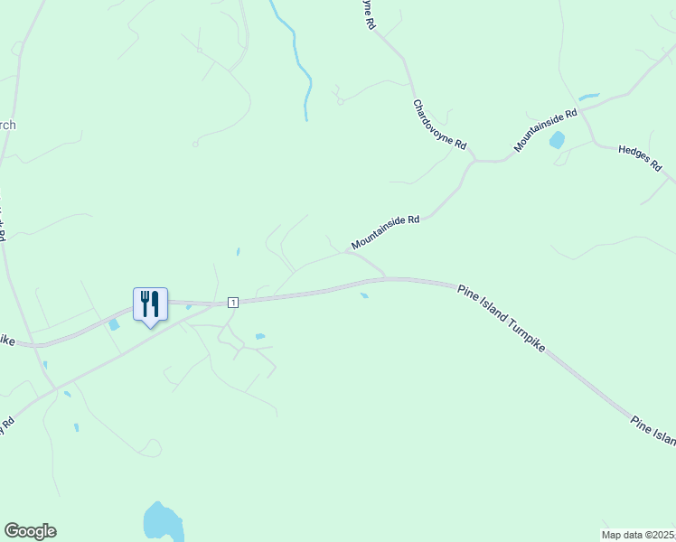 map of restaurants, bars, coffee shops, grocery stores, and more near 11 Horseshoe Lane in Warwick