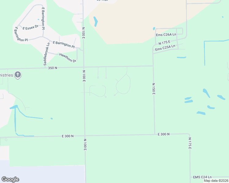 map of restaurants, bars, coffee shops, grocery stores, and more near 3323 North Old Farm Road in Warsaw