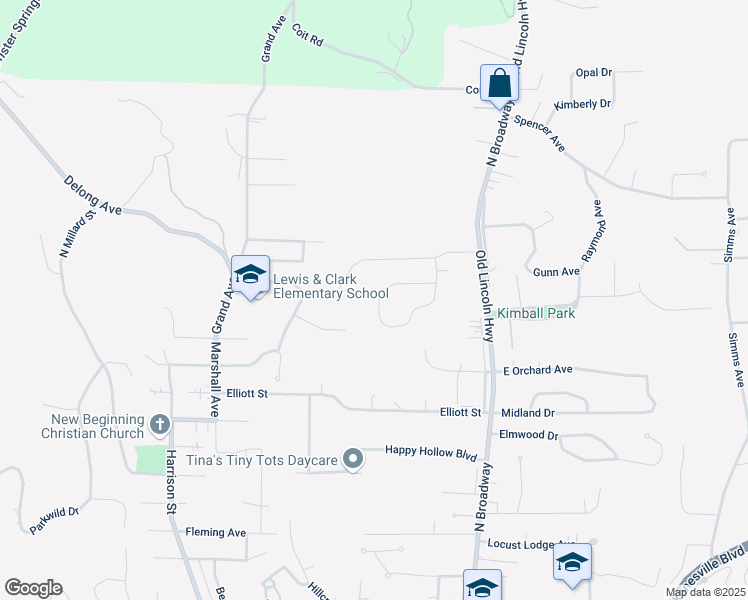 map of restaurants, bars, coffee shops, grocery stores, and more near 252 Zenith Drive in Council Bluffs