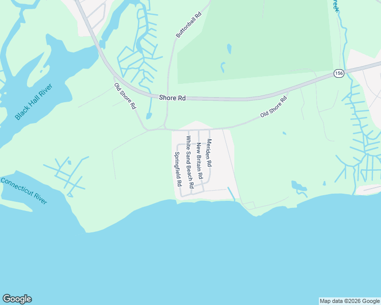 map of restaurants, bars, coffee shops, grocery stores, and more near 22 White Sand Beach Road in Old Lyme
