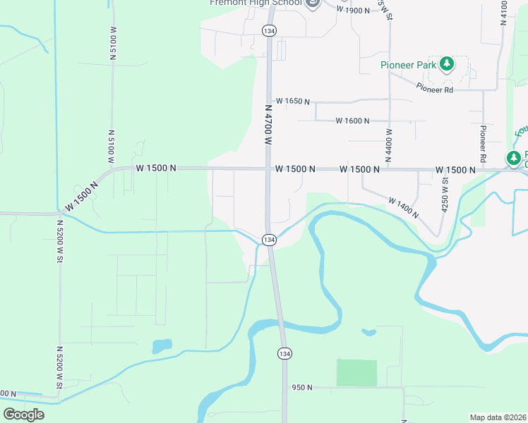 map of restaurants, bars, coffee shops, grocery stores, and more near 1350 North 4700 West in Plain City