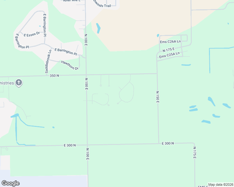 map of restaurants, bars, coffee shops, grocery stores, and more near 3323-3341 North Old Farm Road in Warsaw