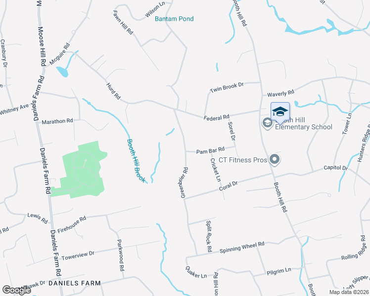 map of restaurants, bars, coffee shops, grocery stores, and more near 103 Greenbrier Road in Trumbull