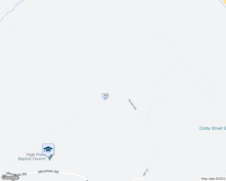 map of restaurants, bars, coffee shops, grocery stores, and more near Hill Ln in Larksville