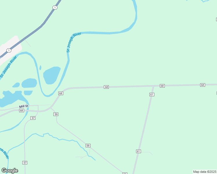 map of restaurants, bars, coffee shops, grocery stores, and more near County Road 68 in DeKalb County