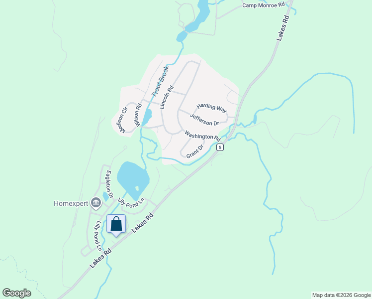 map of restaurants, bars, coffee shops, grocery stores, and more near 20 Grant Drive in Monroe