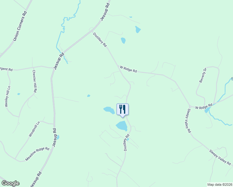 map of restaurants, bars, coffee shops, grocery stores, and more near 8 Distillery Glen in Warwick