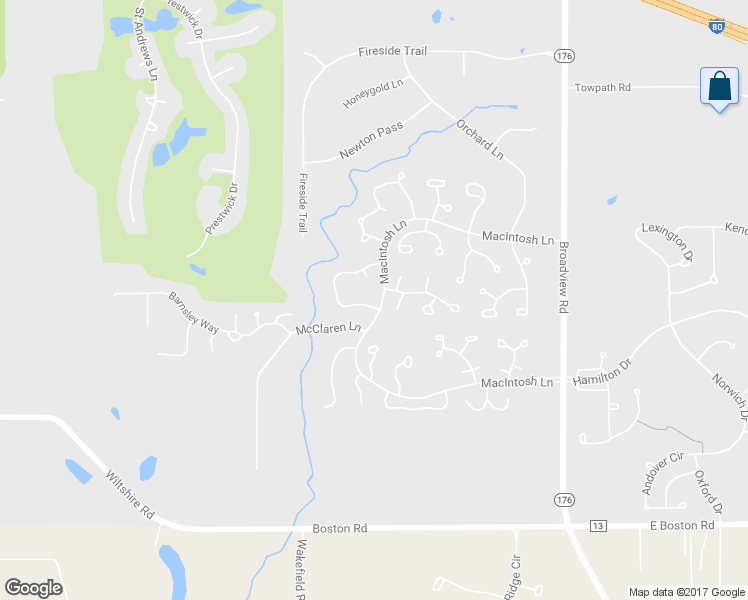 map of restaurants, bars, coffee shops, grocery stores, and more near 2470 Winesap Drive in Broadview Heights