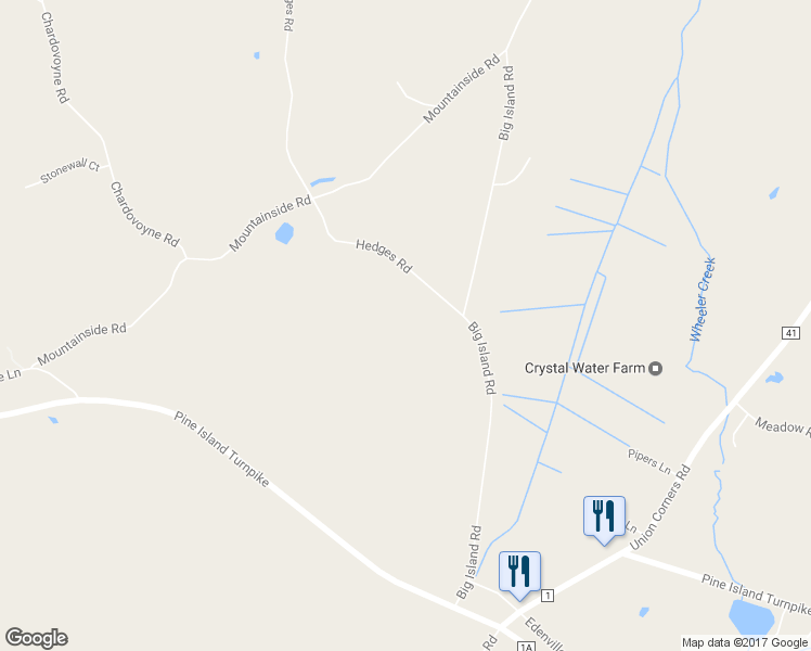 map of restaurants, bars, coffee shops, grocery stores, and more near 9 Hedges Road in Warwick