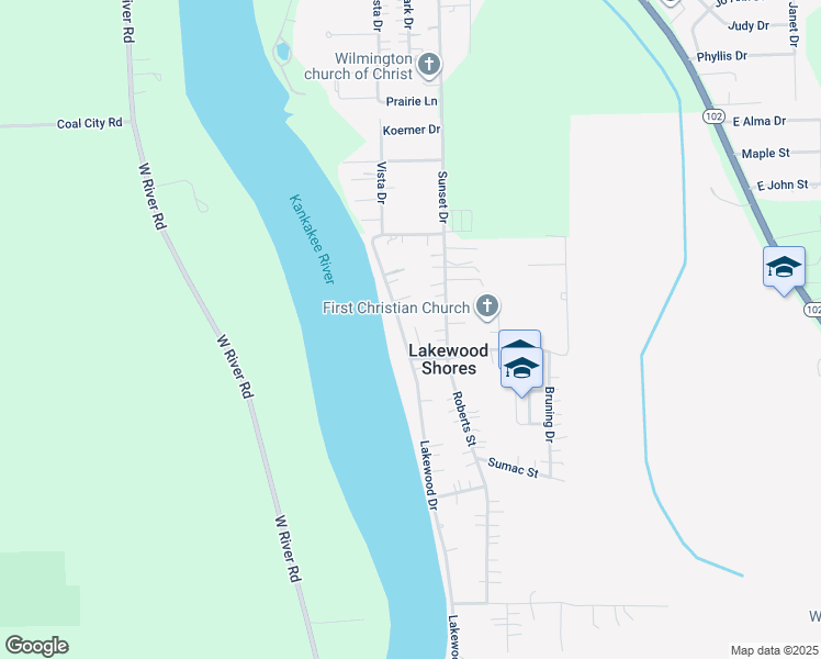 map of restaurants, bars, coffee shops, grocery stores, and more near 1837 Lakewood Drive in Wilmington