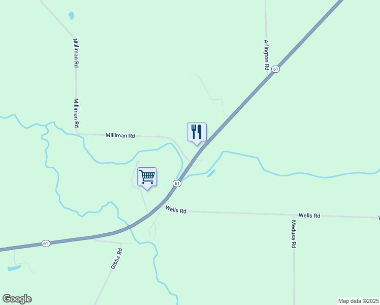 map of restaurants, bars, coffee shops, grocery stores, and more near 1327 Milliman Road in Norwalk