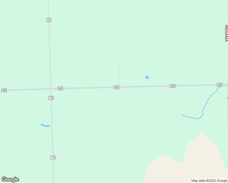 map of restaurants, bars, coffee shops, grocery stores, and more near 7780 County Road 68 in Spencerville