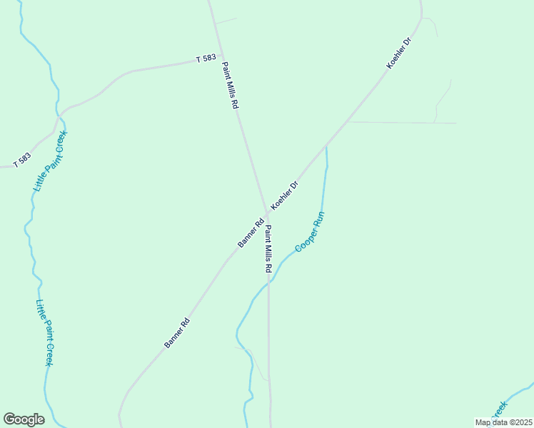 map of restaurants, bars, coffee shops, grocery stores, and more near 2538 Paint Mills Road in Shippenville