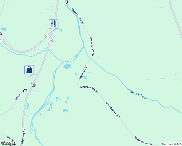 map of restaurants, bars, coffee shops, grocery stores, and more near 291 Mountain View Road in Newfoundland