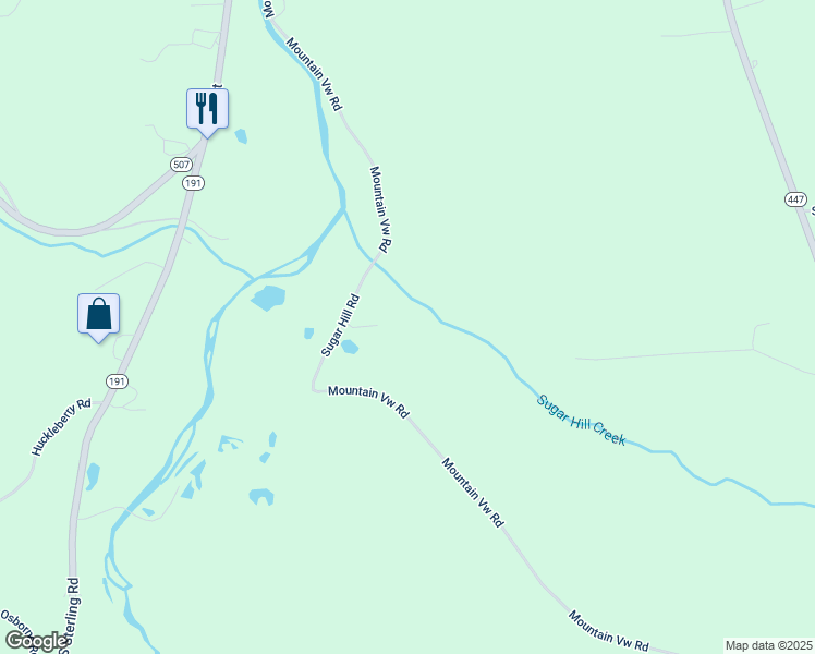 map of restaurants, bars, coffee shops, grocery stores, and more near 291 Mountain View Road in Newfoundland