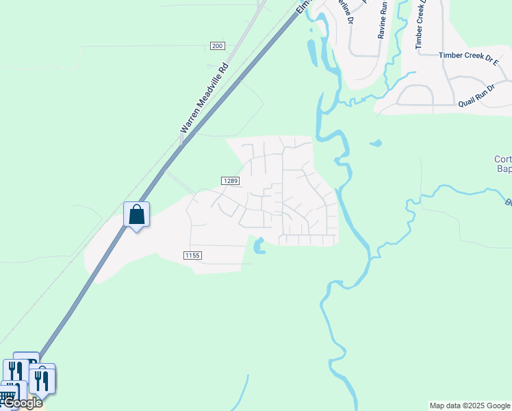 map of restaurants, bars, coffee shops, grocery stores, and more near 3480 Ivy Hill Circle in Cortland