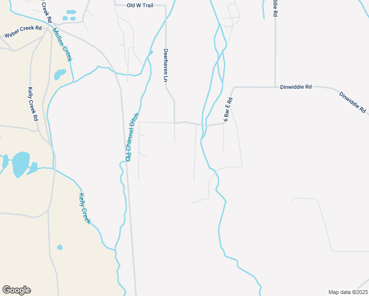 map of restaurants, bars, coffee shops, grocery stores, and more near Old Ranch Road in Laramie