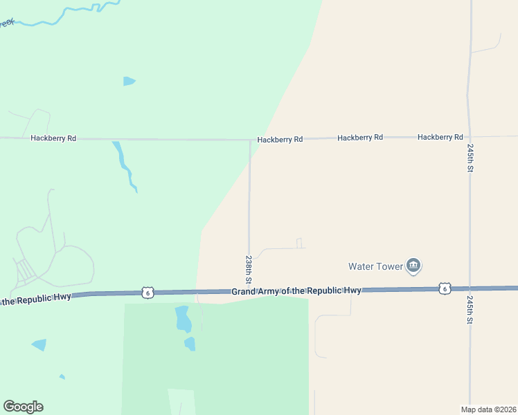 map of restaurants, bars, coffee shops, grocery stores, and more near 18777 238th Street in Council Bluffs