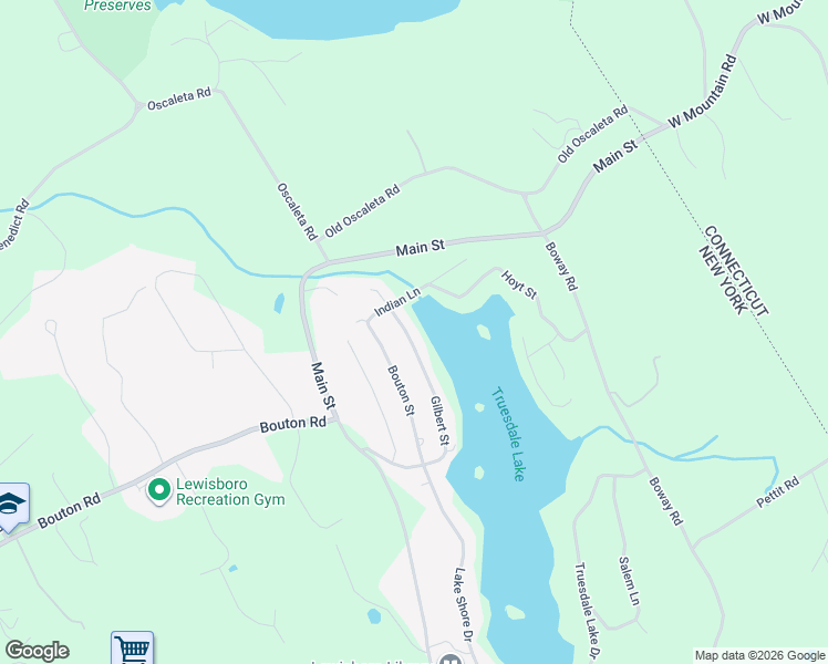 map of restaurants, bars, coffee shops, grocery stores, and more near 40 Gilbert Street in South Salem