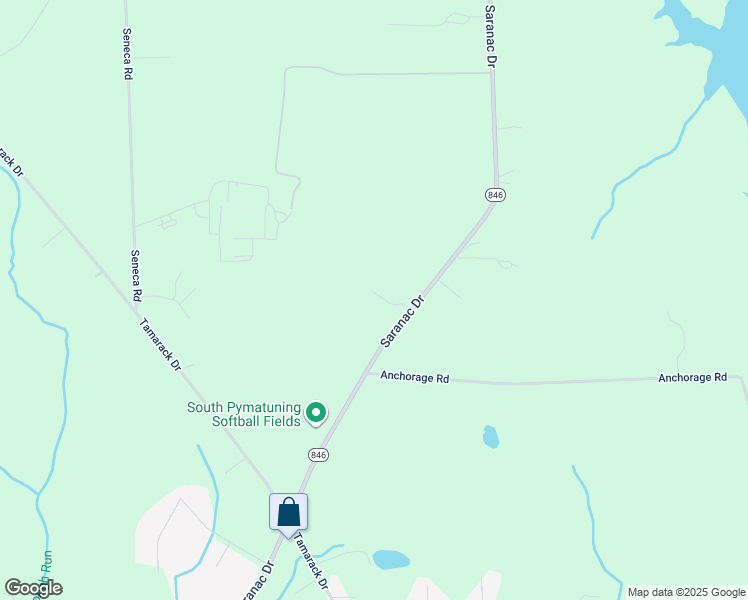 map of restaurants, bars, coffee shops, grocery stores, and more near 3777 Saranac Drive in Sharpsville