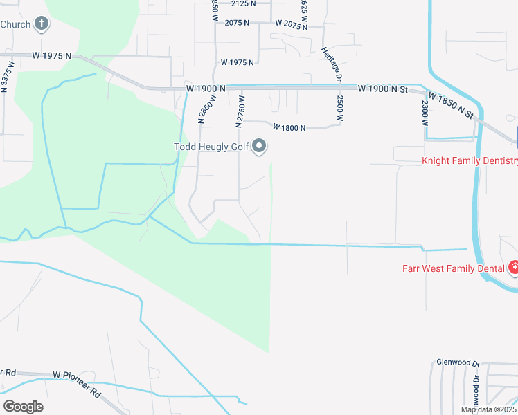 map of restaurants, bars, coffee shops, grocery stores, and more near 2076 West 1575 North in Plain City