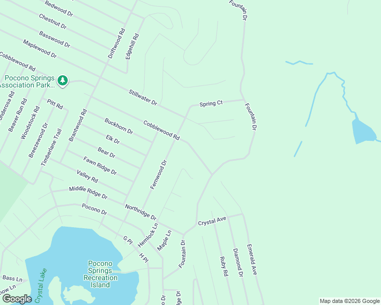 map of restaurants, bars, coffee shops, grocery stores, and more near 6 Fernwood Drive in South Sterling