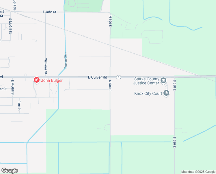 map of restaurants, bars, coffee shops, grocery stores, and more near 1001-1097 S 500 E in Knox