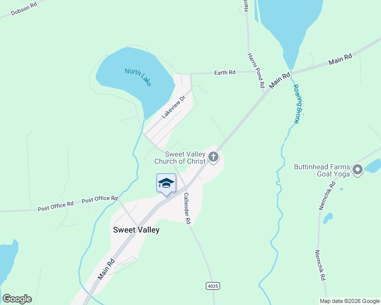 map of restaurants, bars, coffee shops, grocery stores, and more near 5436 Main Road in Sweet Valley