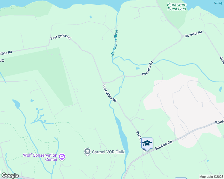 map of restaurants, bars, coffee shops, grocery stores, and more near 121 Post Office Road in South Salem