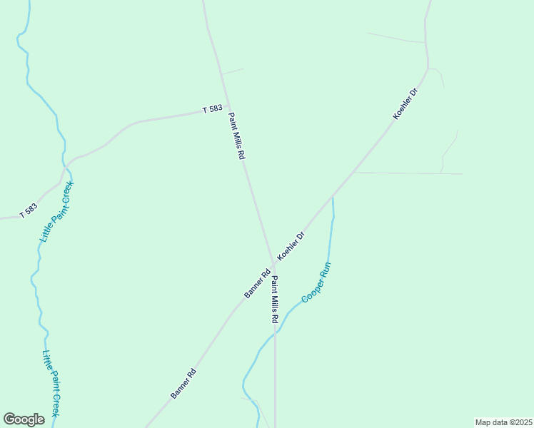 map of restaurants, bars, coffee shops, grocery stores, and more near 2538-3048 Paint Mills Road in Shippenville