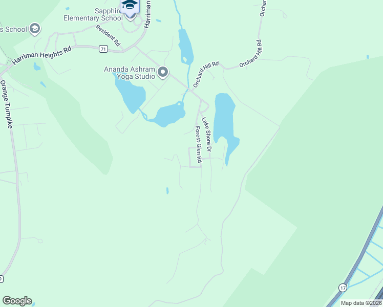 map of restaurants, bars, coffee shops, grocery stores, and more near 101 Highland Road in Monroe