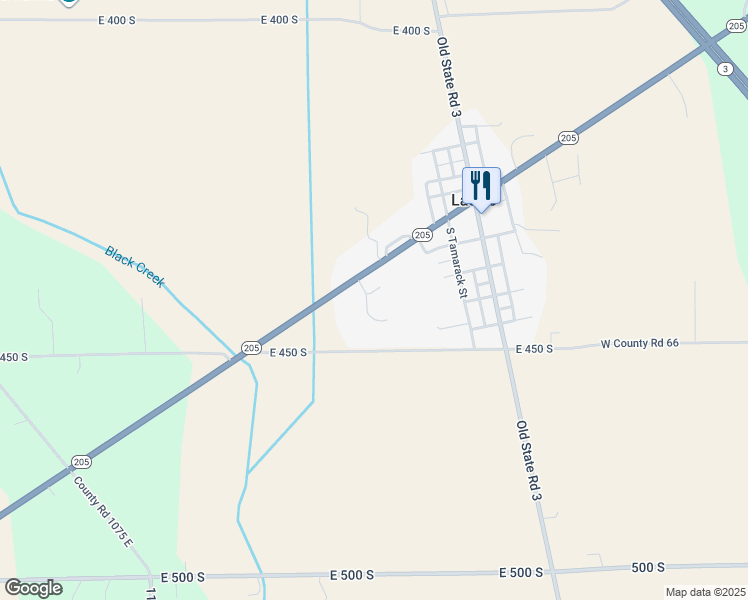 map of restaurants, bars, coffee shops, grocery stores, and more near 4434 South Esox Drive in Laotto