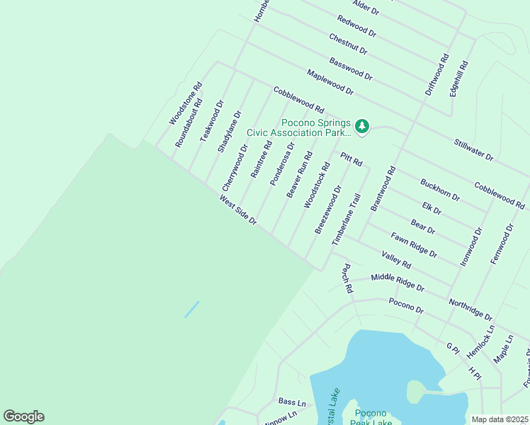 map of restaurants, bars, coffee shops, grocery stores, and more near 46 Ponderosa Rd in Newfoundland